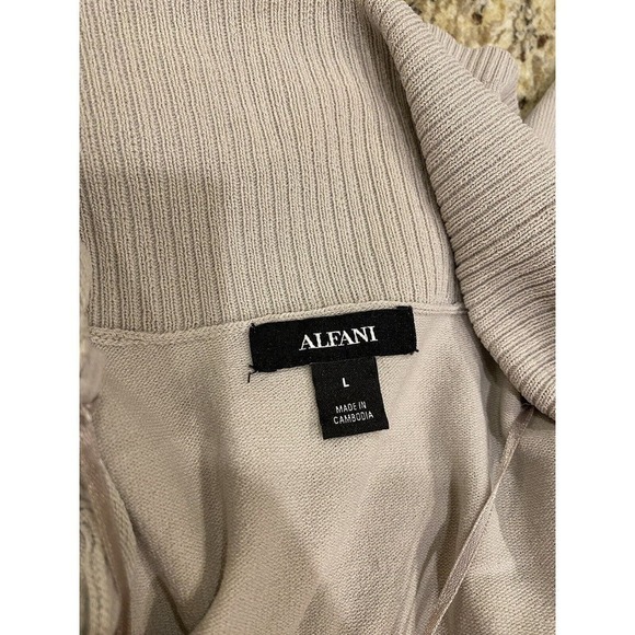 Alfani Cardigan Light Gray Women’s Large Business Casual Capsule Wardrobe Piece - Picture 3 of 4
